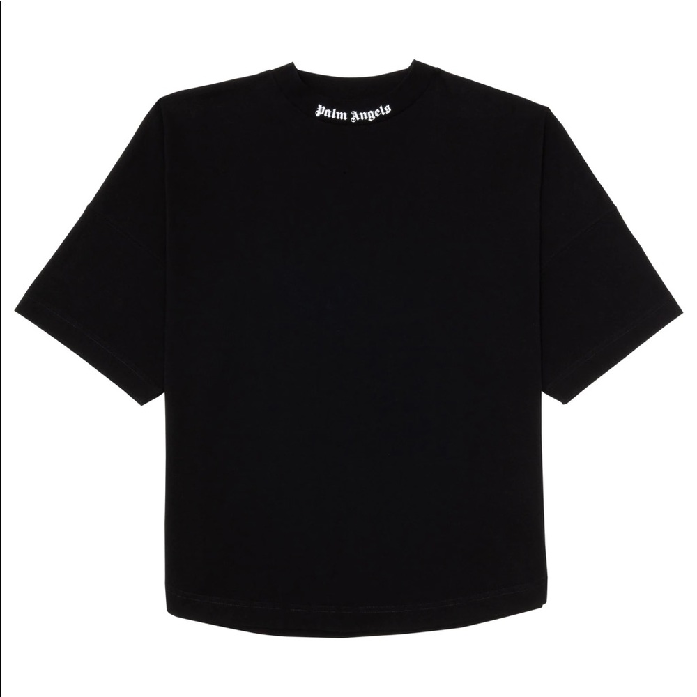Palm Angels Black Oversized Logo Shirt
